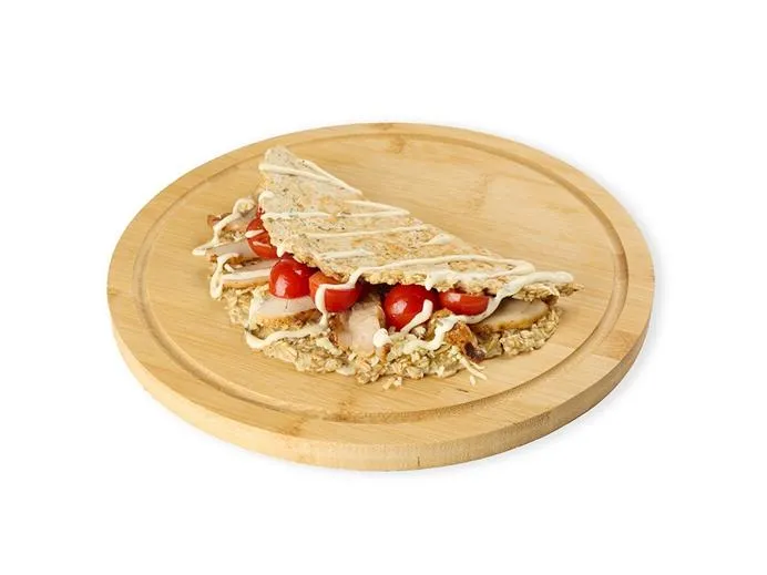 Овсяноблин С курицей на лавовом гриле