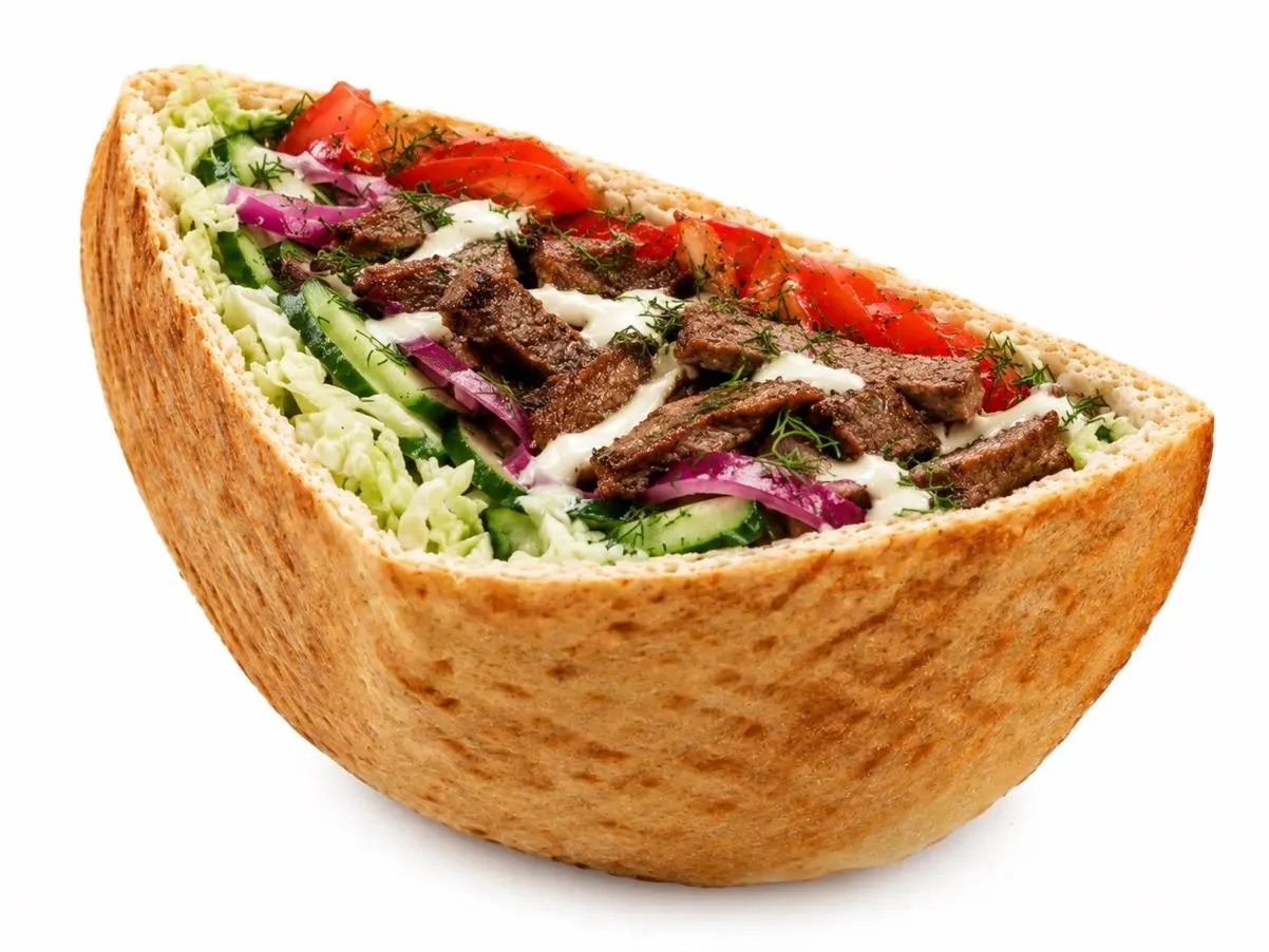 Денер классический с говядиной больше мяса 460г